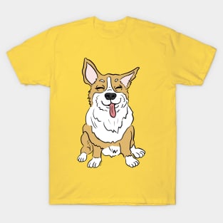 Corgi smiling T-Shirt